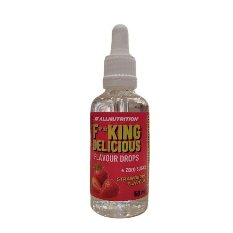 Allnutrition - Fitking Delicious Flavour gouttes, Strawberry - 50 ml.