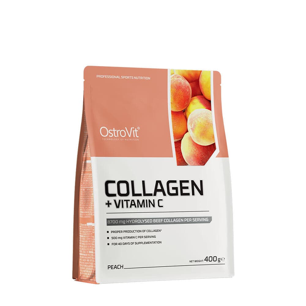 Collagen + Vitamin C, Peach – 400g