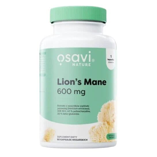 OSAVI Lion’s Mane 600 mg (60 capsules)