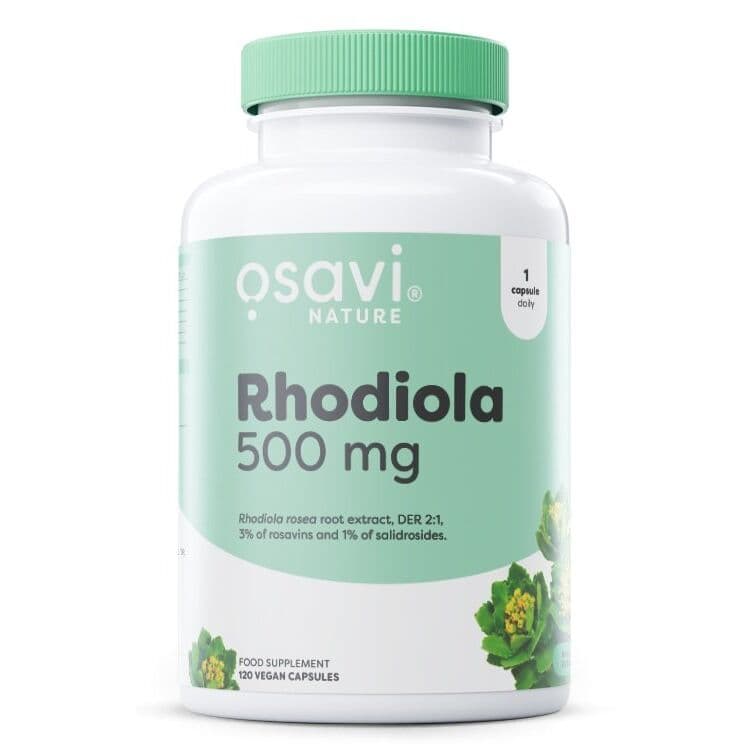 Rhodiola, 500mg - 120 veganistische capsules