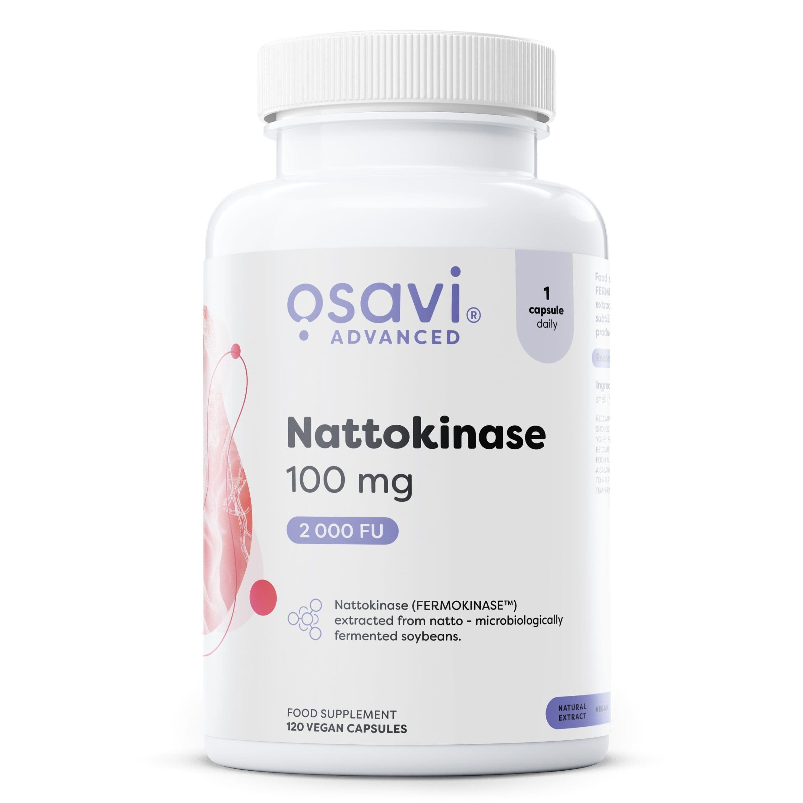 Nattokinase, 100 mg - 120 vegan caps