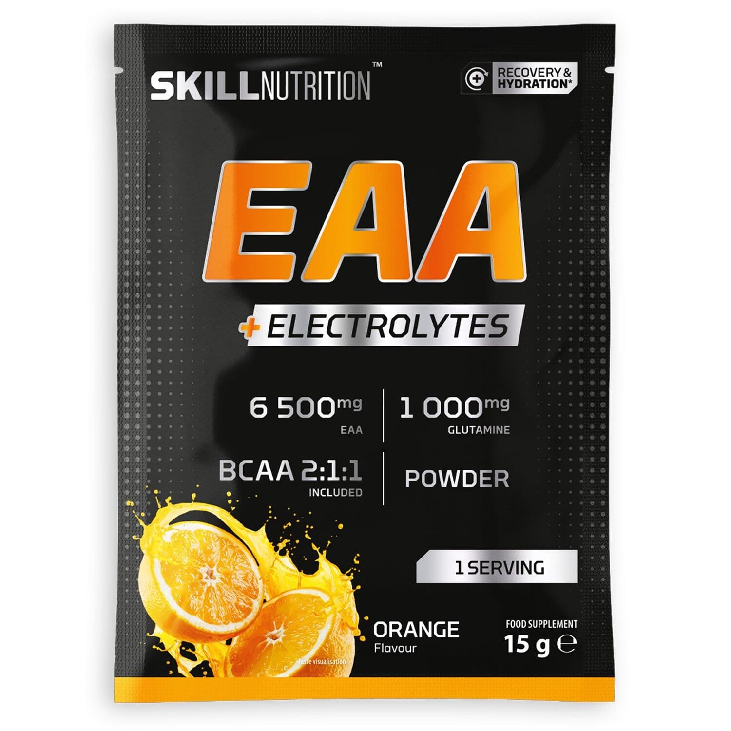 EAA + Electrolytes, Orange – 15g (1 serving)