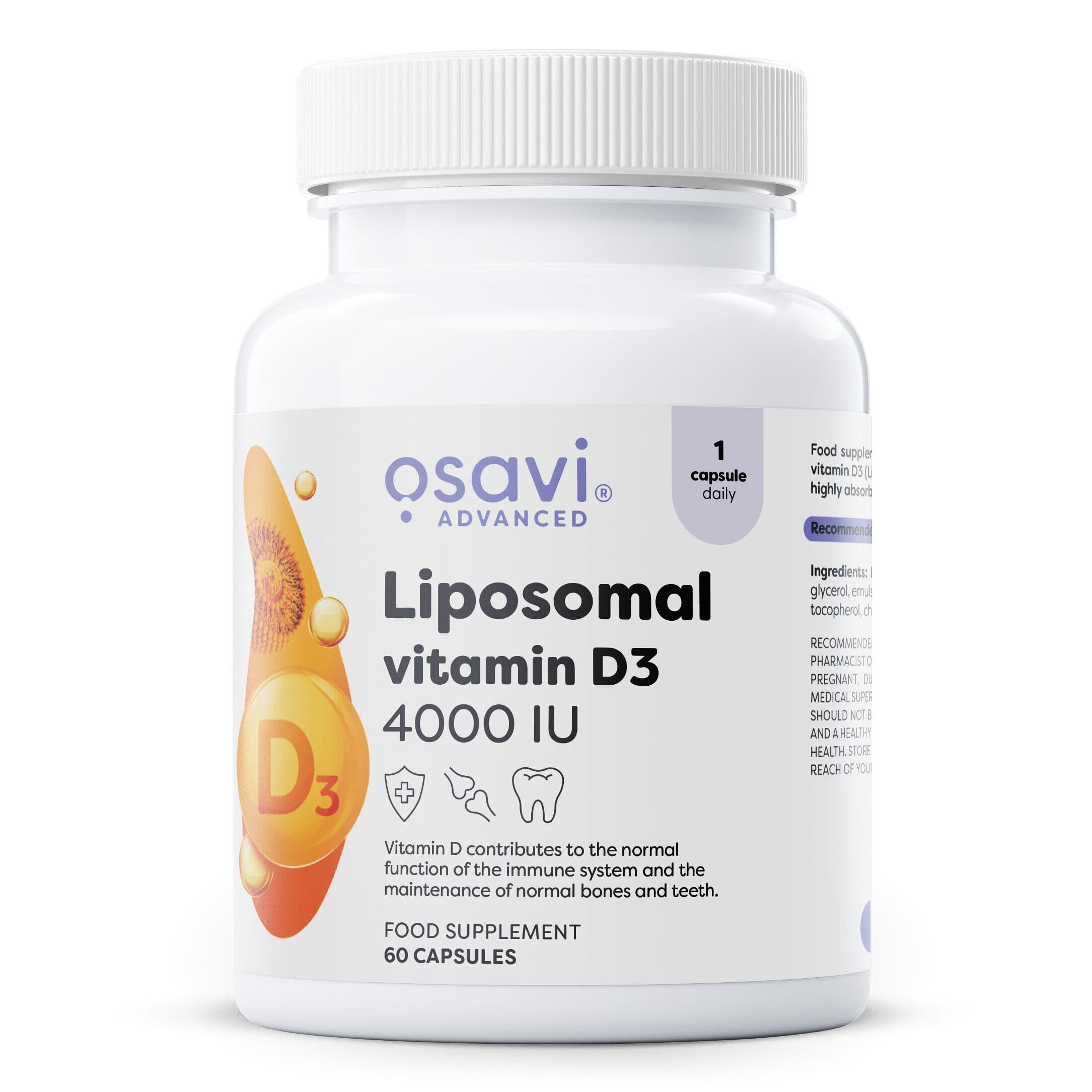 Liposomal Vitamin D3, 4000 IU – 60 capsules