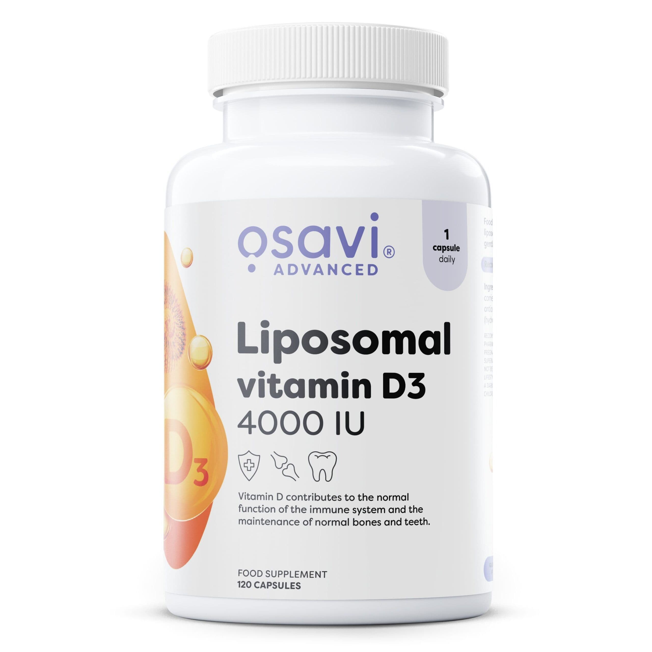 Liposomal Vitamin D3, 4000 IU – 120 capsules