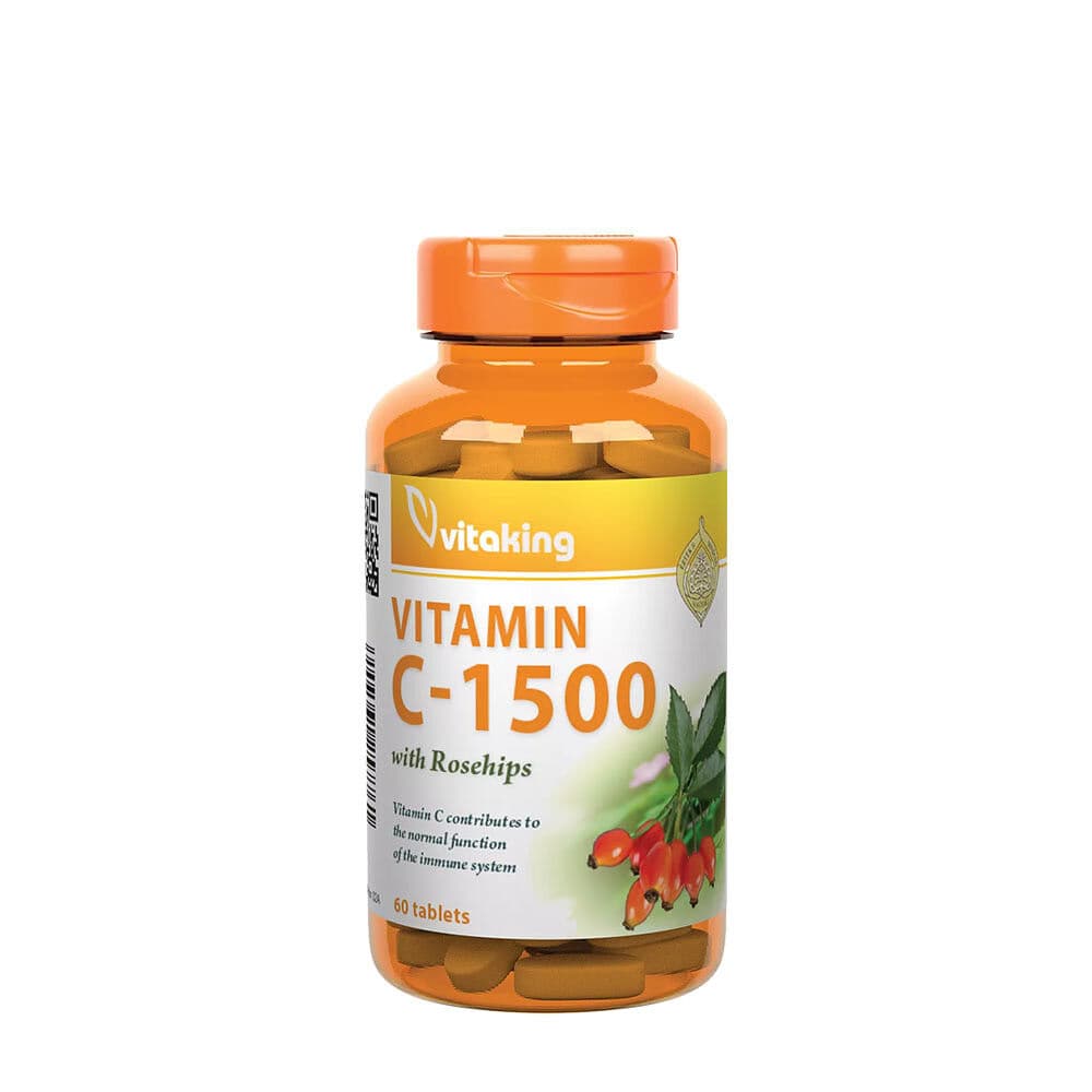 Vitaking Vitamin C-1500 With Rosehips (60 tabletten)
