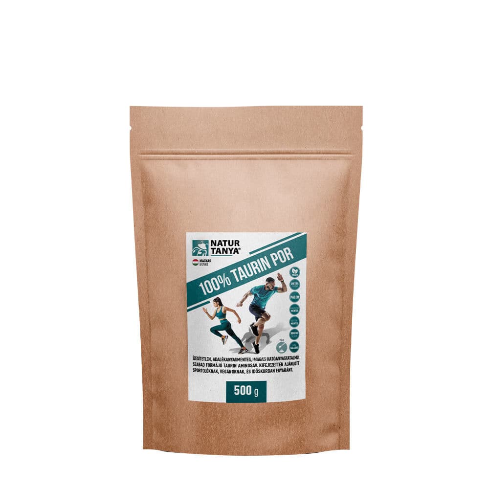 Natur Tanya 100% Taurine Powder – Additive Free (500 g, Naturally Plain)
