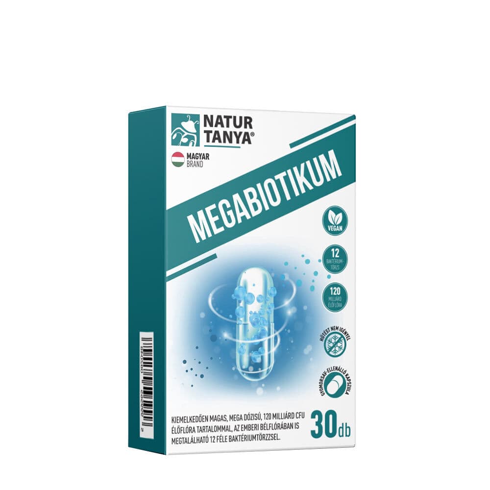 Natur Tanya Megabiotic – 12 types of bacteria (30 Capsules)
