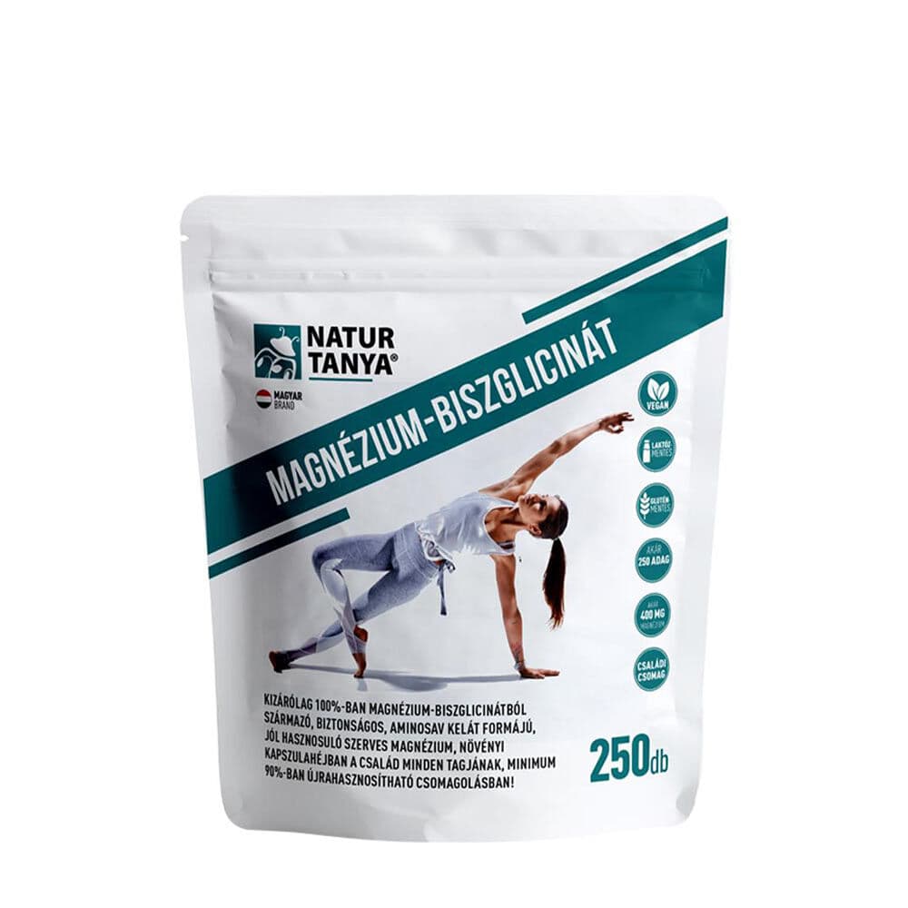 Natur Tanya Vegan Magnesium Bisglycinate (250 capsules)