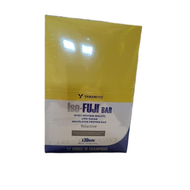 Iso-FUJI Bar, Vanilla & Choco Brownies – 20 x 40g