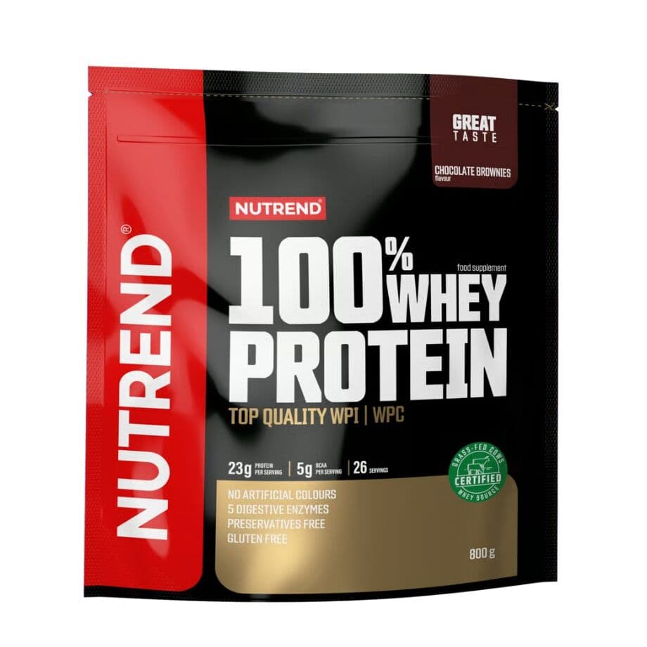 Nutrend – 100% Whey Protein, Chocolate Brownies – 800g