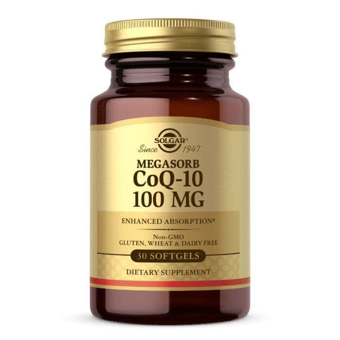 SOLGAR Megasorb CoQ-10 – Coenzyme Q10 – Kaneka 100 mg (30 caps)