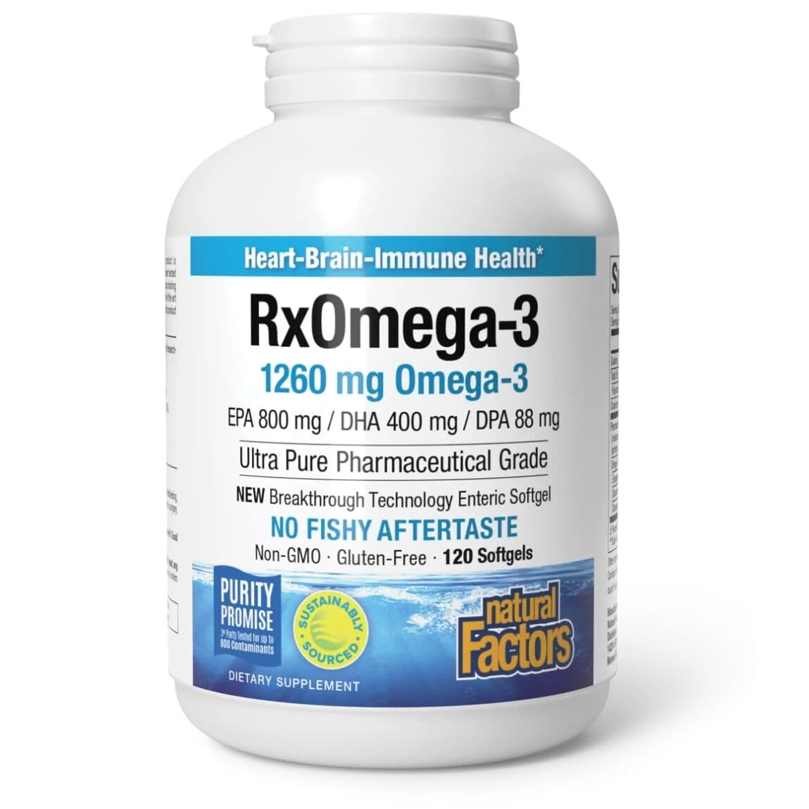 Natural Factors Rx Omega-3 Factors 120 softgels