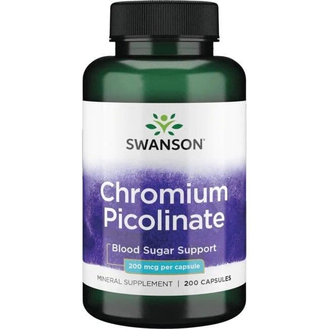 Chromium Picolinate, 200mcg – 200 caps