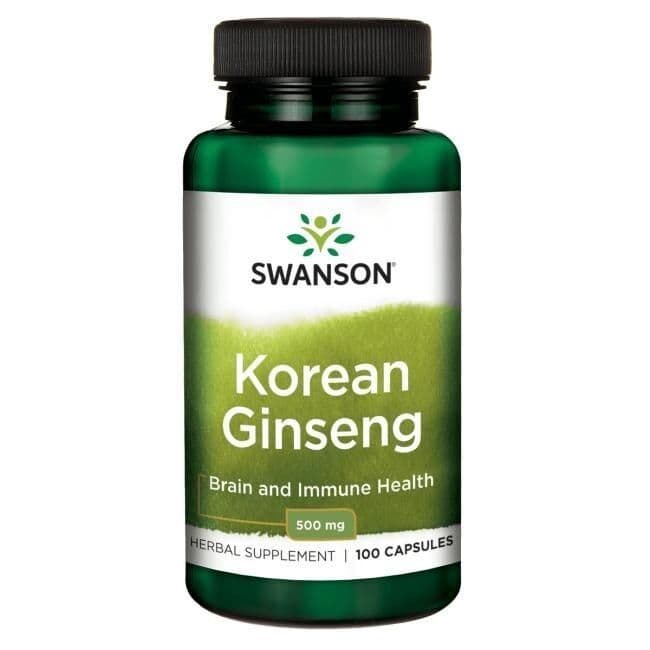 Korean Ginseng, 500mg – 100 caps