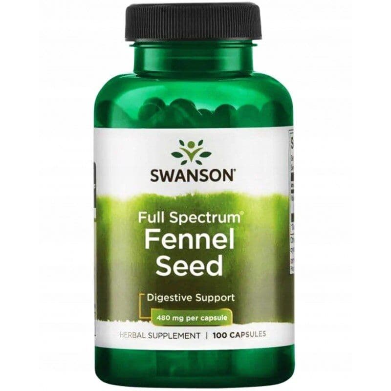 Full Spectrum Fennel Seed, 480mg – 100 caps