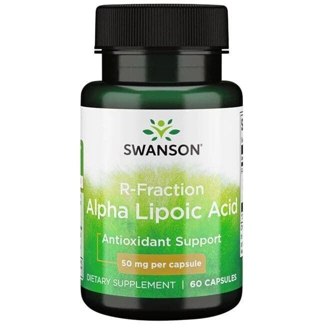 R-Fraction Alpha Lipoic Acid, 50mg – 60 caps