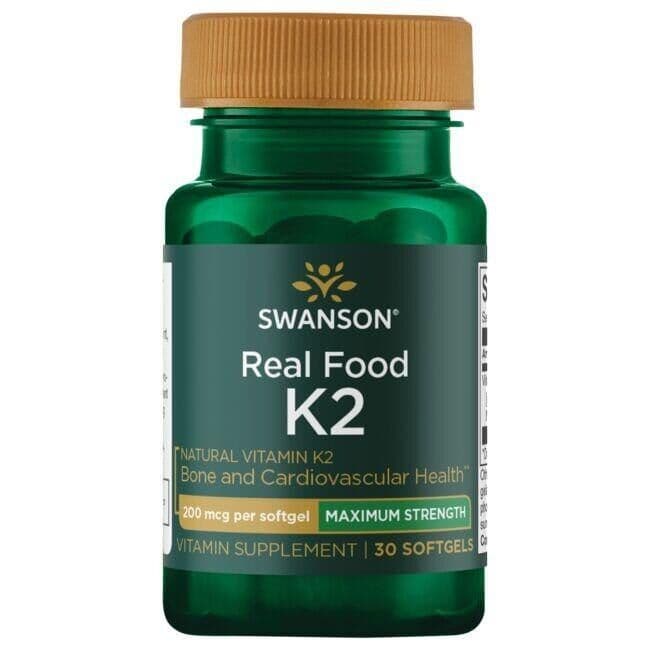 Vitamin K-2 - Natural, 200mcg - 30 softgels