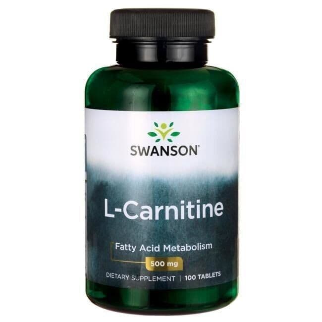 L-Carnitine, 500mg - 100 tablets