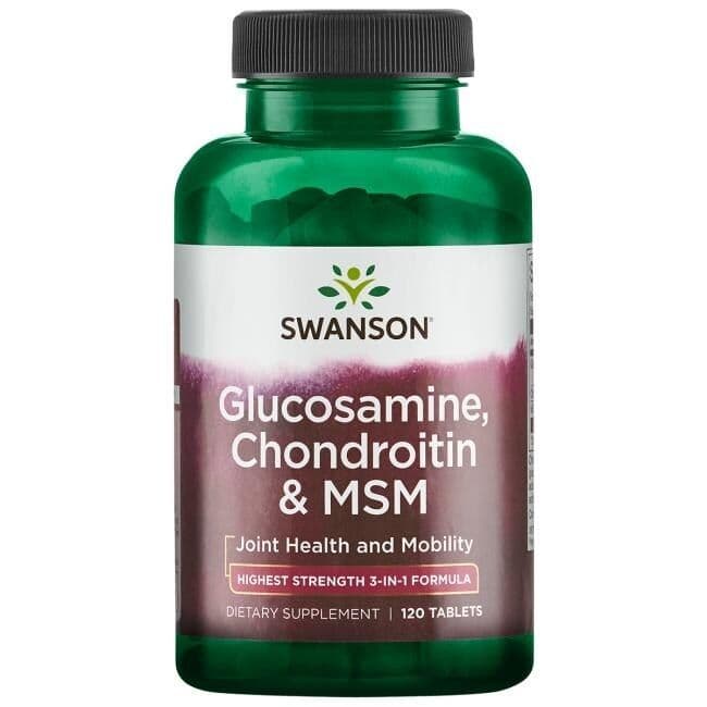 Glucosamine, Chondroitin & MSM, 750mg – 120 tablets
