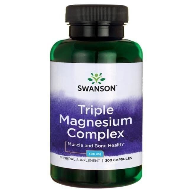 Triple Magnesium Complex, 400mg – 300 caps