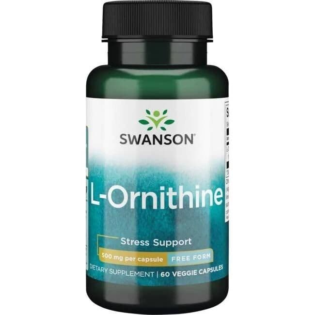 L-Ornithine, 500mg – 60 vcaps