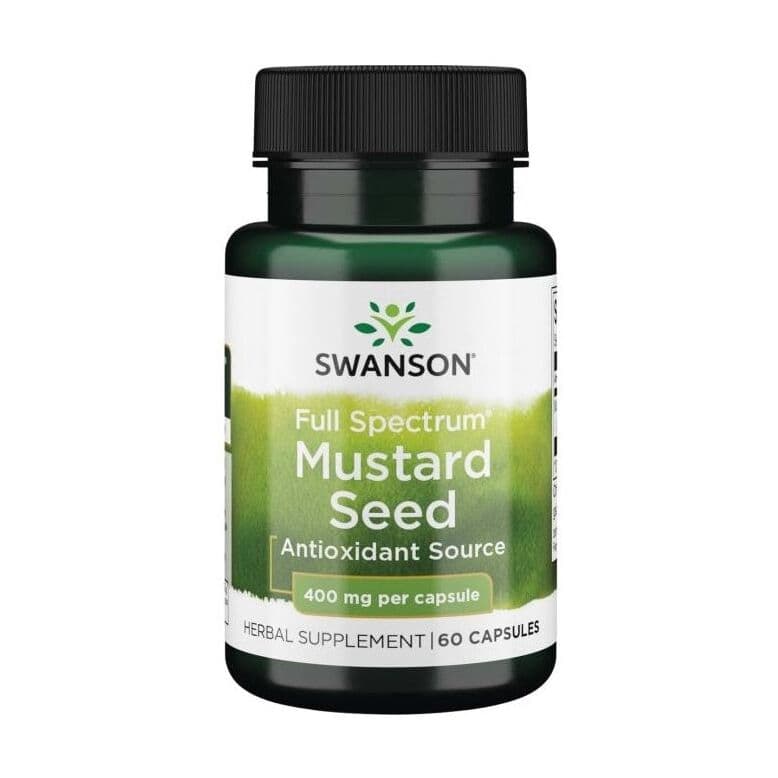 Full Spectrum Mustard Seed, 400mg – 60 caps