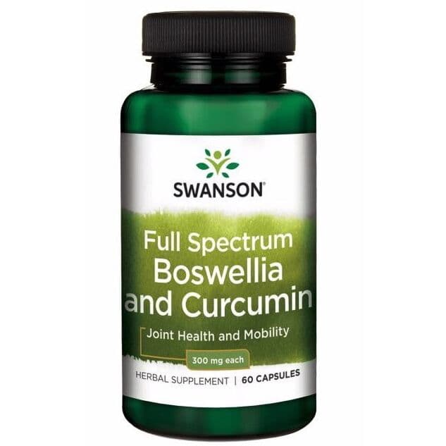 Full Spectrum Boswellia and Curcumin, 300mg – 60 caps