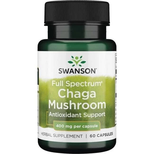 Full Spectrum Chaga Mushroom, 400mg – 60 caps