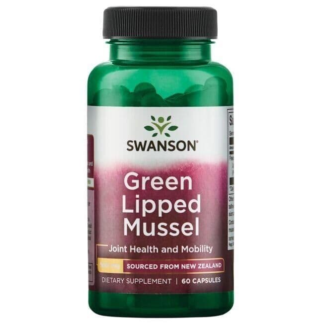 SWANSON Freeze-Dried Green Lipped Mussel 500mg - 60 Capsules