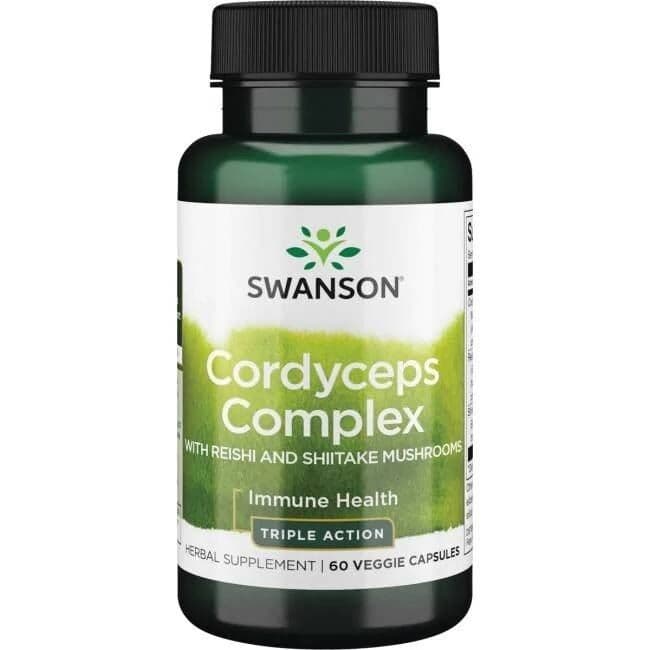 Cordyceps Complex with Reishi and Shiitake Mushrooms - 60 vcaps