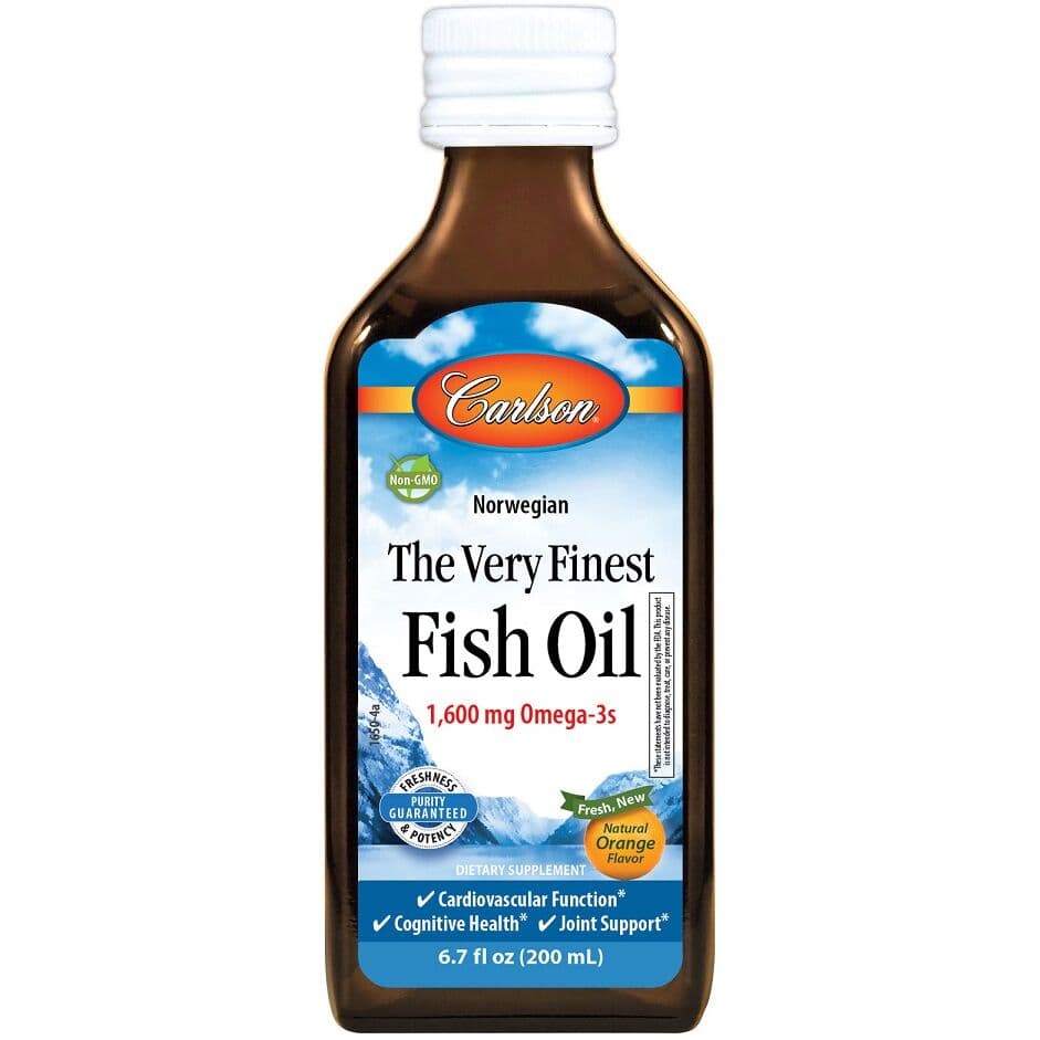 The Very Finest Fish Oil, Natural Lemon – 200 ml.
