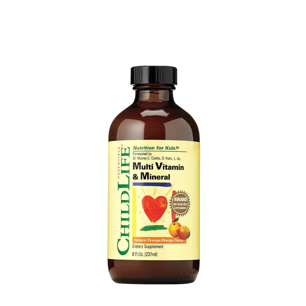 Multi Vitamin & Mineral, Natural Orange/Mango - 237 ml.