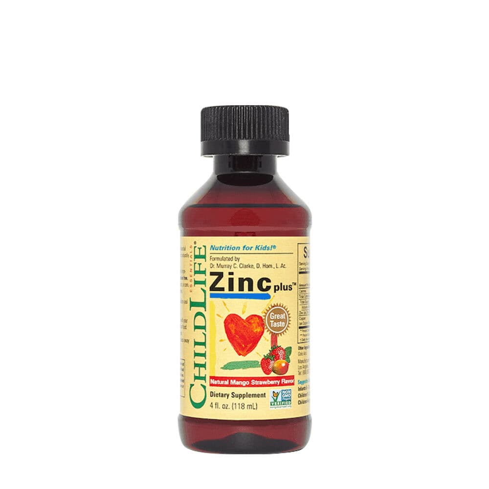 Zinc Plus, Natural Mango Strawberry - 118 ml.