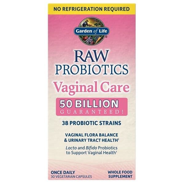Raw Probiotics Vaginal Care (Shelf-Stable) - 30 vegánske kapsuly