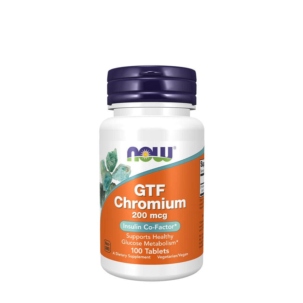 GTF Chromium, 200mcg - 100 tablets