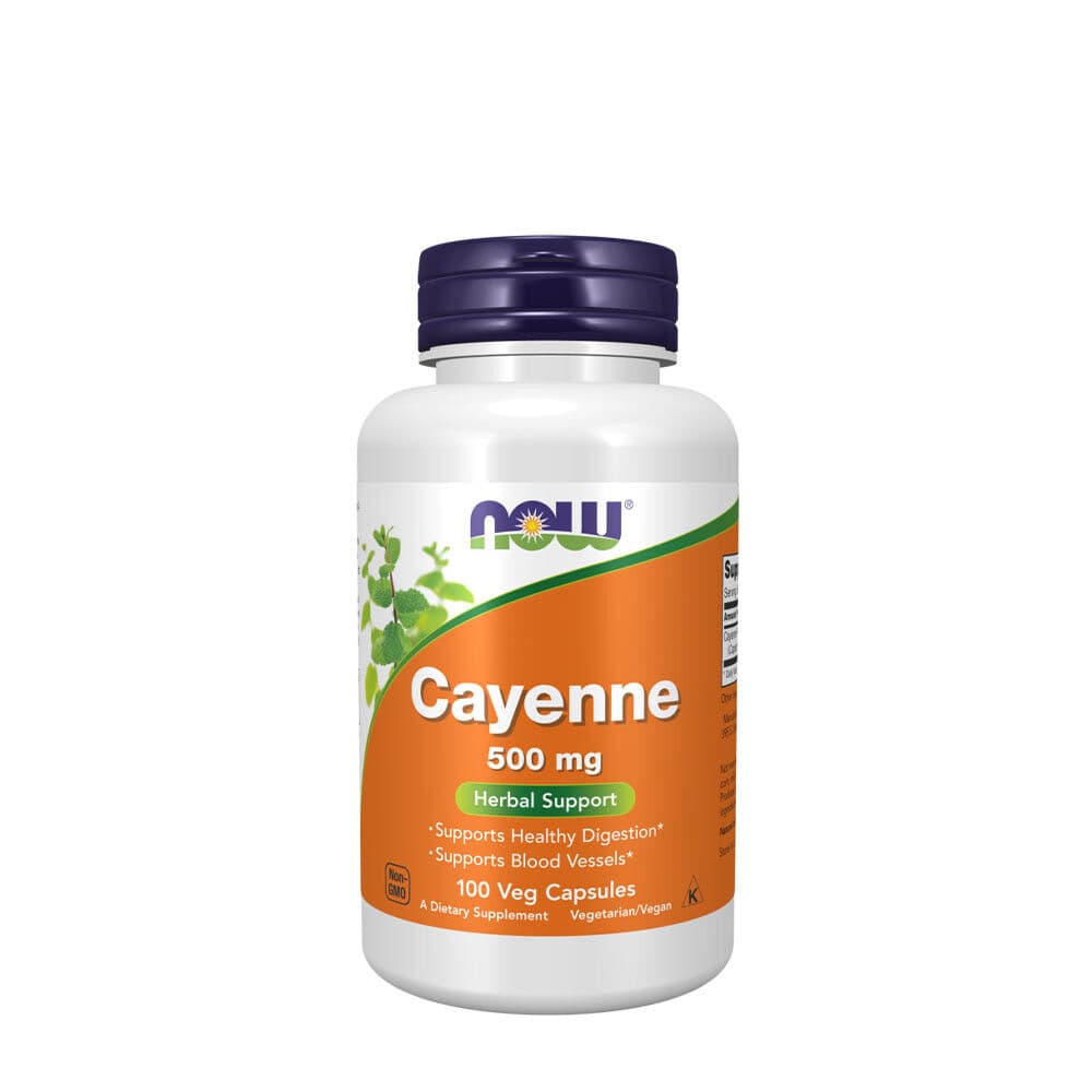 Cayenne, 500mg - 100 vcaps