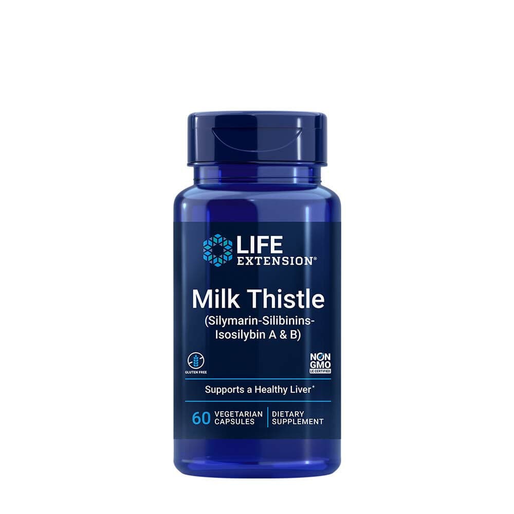 Milk Thistle, Silymarin-Silibinins-Isosilybin A & B - 60 vcaps