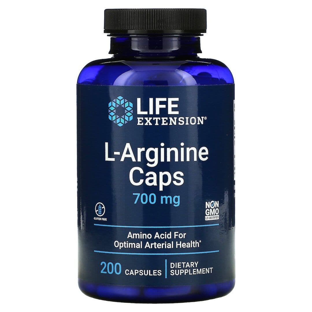 L-Arginine Caps, 700mg - 200 caps