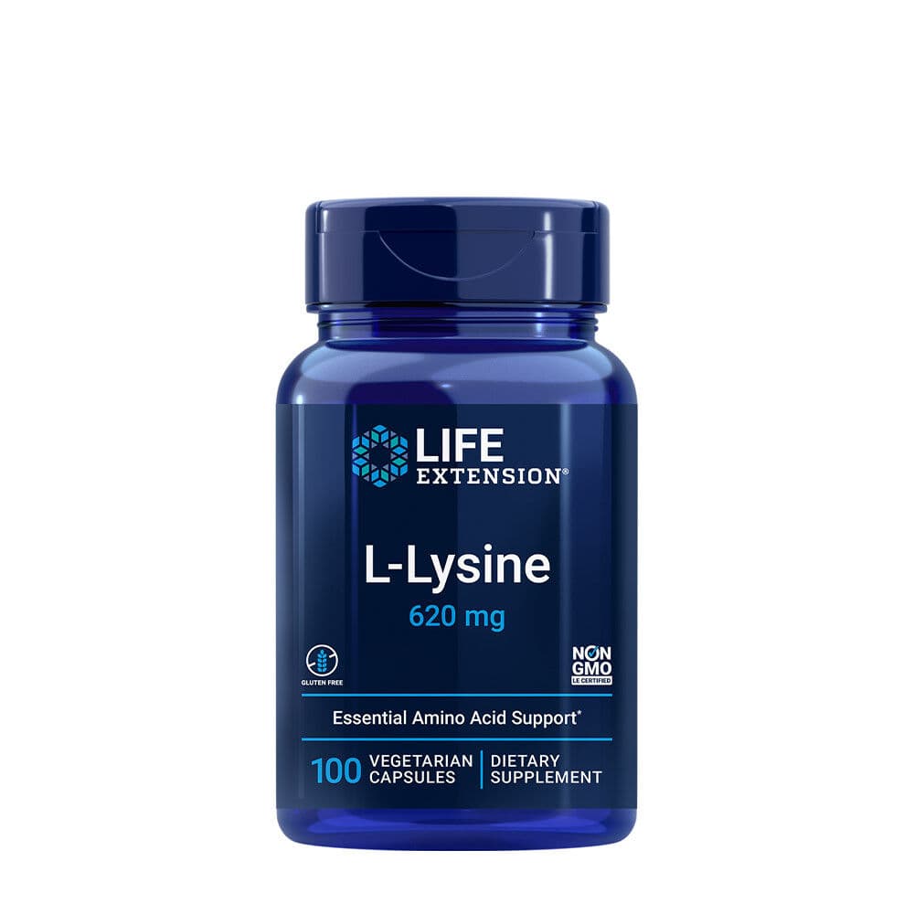 L-Lysine, 620mg - 100 vcaps