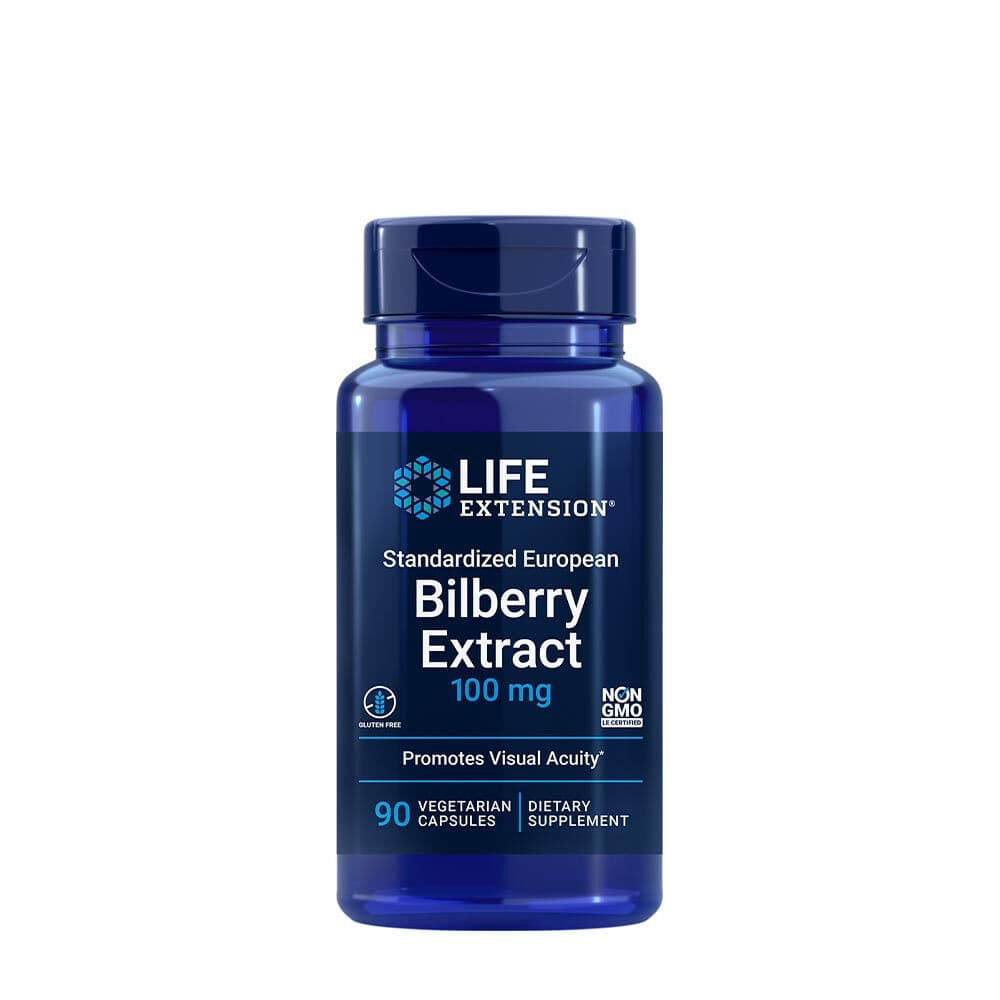 Life Extension – Standardized European Bilberry Extract (90 Veg Capsules)