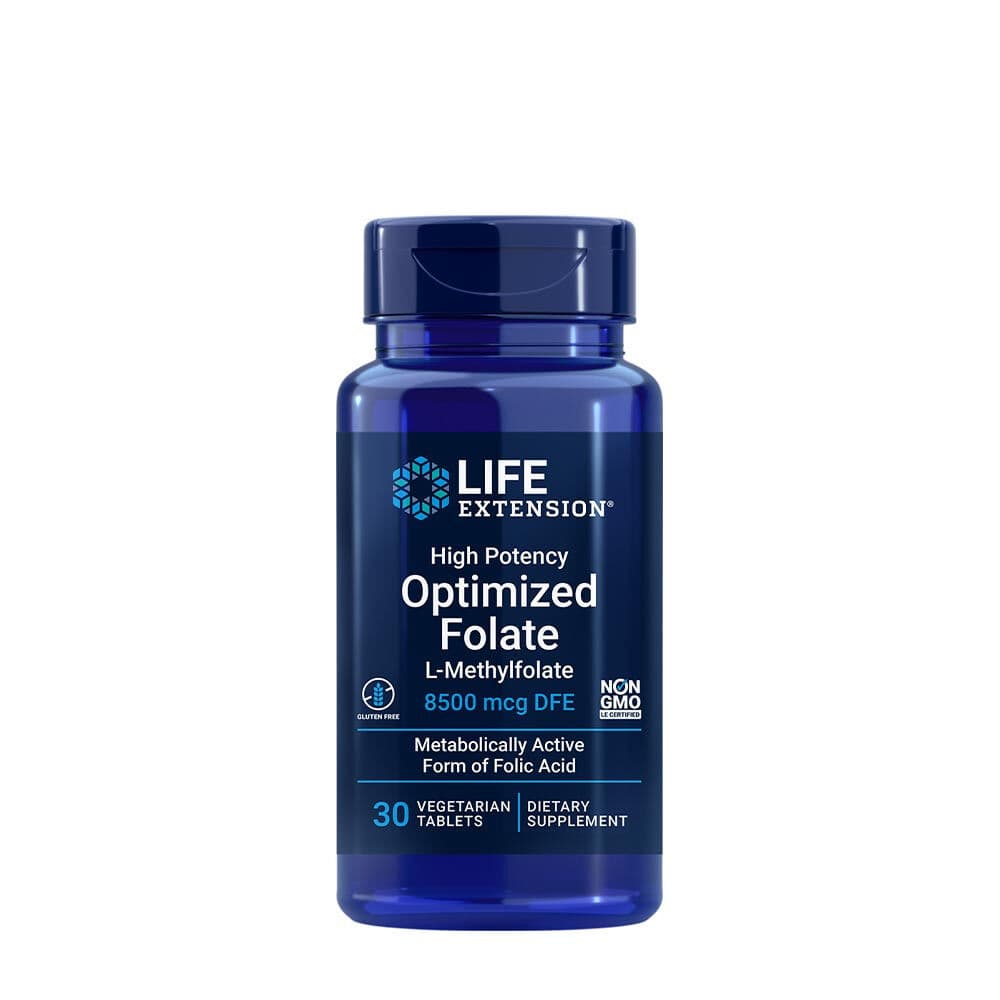 High Potency Optimized Folate – 30 vegetarian tabs