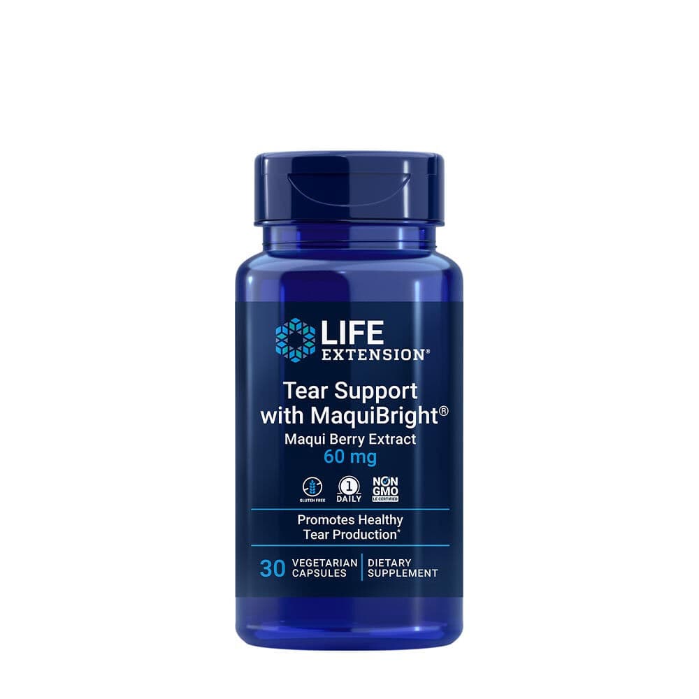 Tear Support with MaquiBright (Maqui Berry Extract), 60mg - 30 vcaps