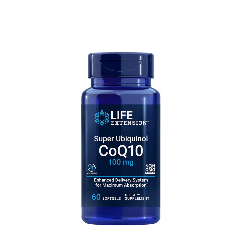 Super Ubiquinol CoQ10, 100mg – 60 softgels