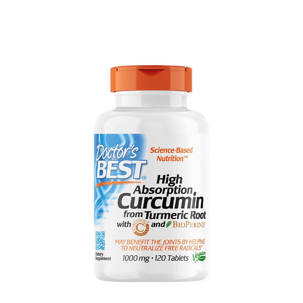 High Absorption Curcumin From Turmeric Root with C3 Complex & BioPerine, 1000mg - 120 tablets