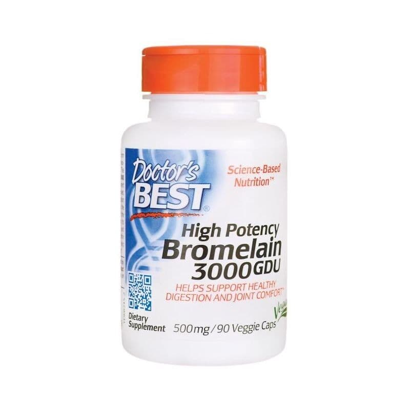 High Potency Bromelain 3000 GDU, 500mg – 90 vcaps