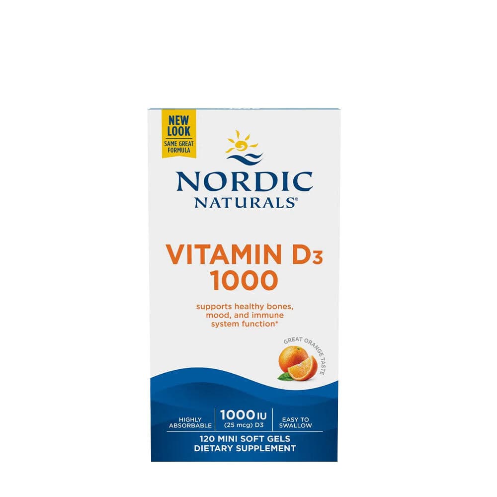 Vitamin D3, 1000 IU Orange - 120 softgels