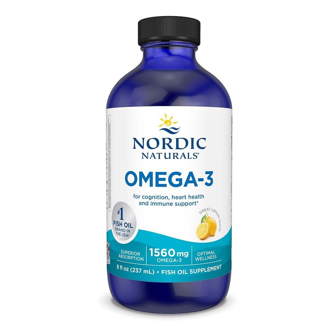 Omega-3, 1560mg Lemon - 237 ml.
