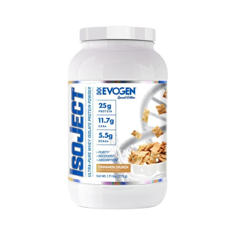 Evogen – IsoJect, Cinnamon Crunch (EAN 810121056691) – 775g
