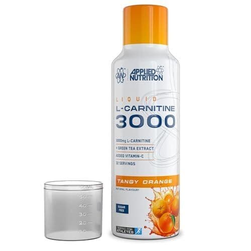 Applied Nutrition - L-Carnitine Liquid 3000, Tangy Orange (EAN 5056555204429) - 480 ml.