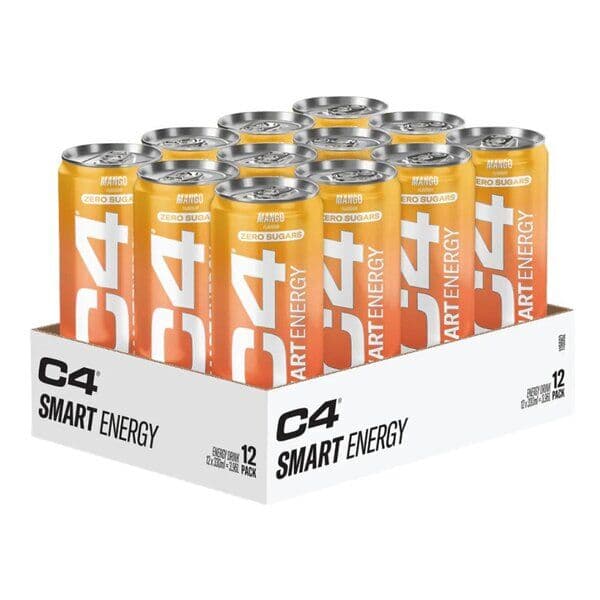 C4 Smart Energy, Mango – 12 x 330 ml